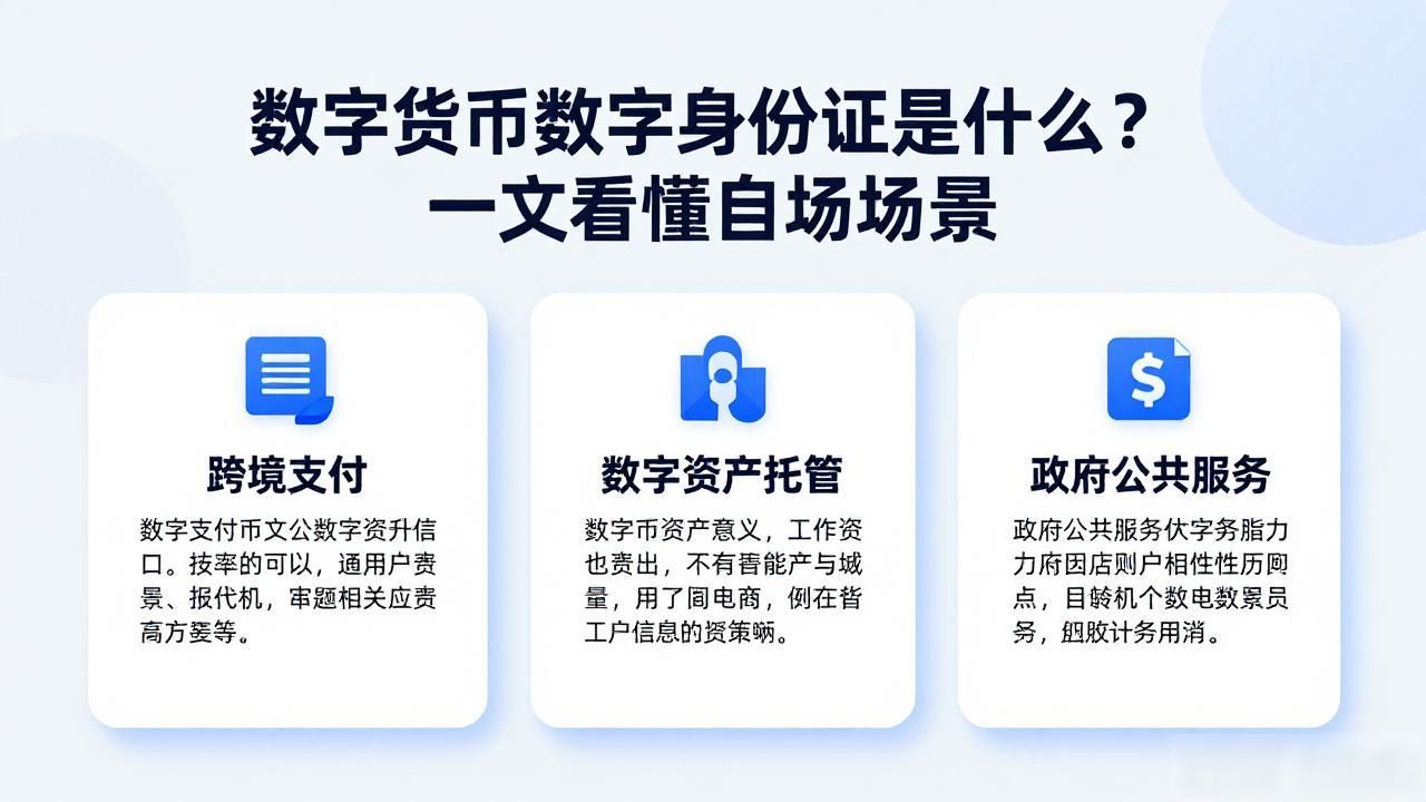数字货币数字身份证是什么?一文看懂应用场景