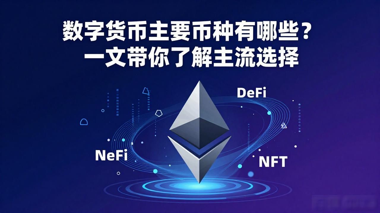 数字货币主要币种有哪些？一文带你了解主流选择