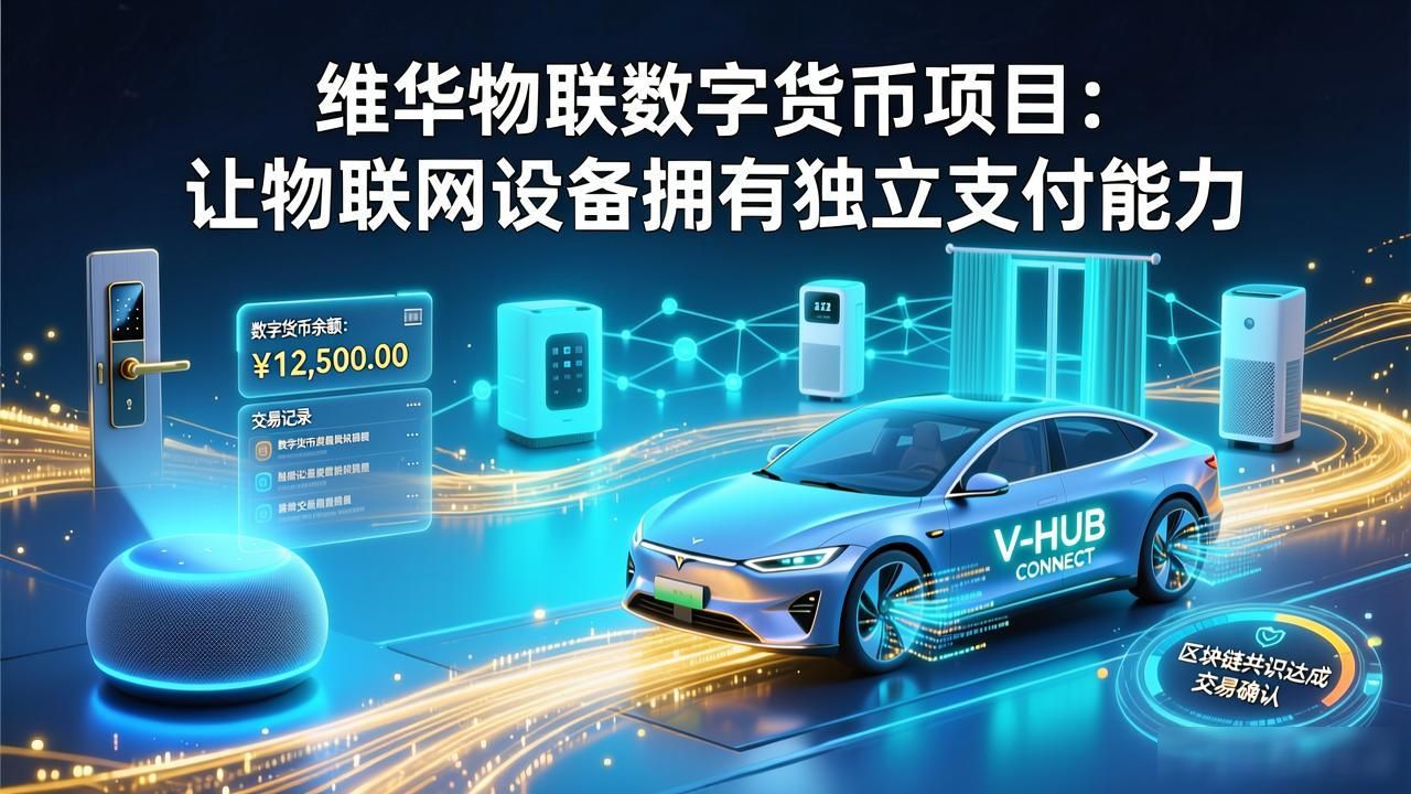 维华物联数字货币项目：让物联网设备拥有独立支付能力