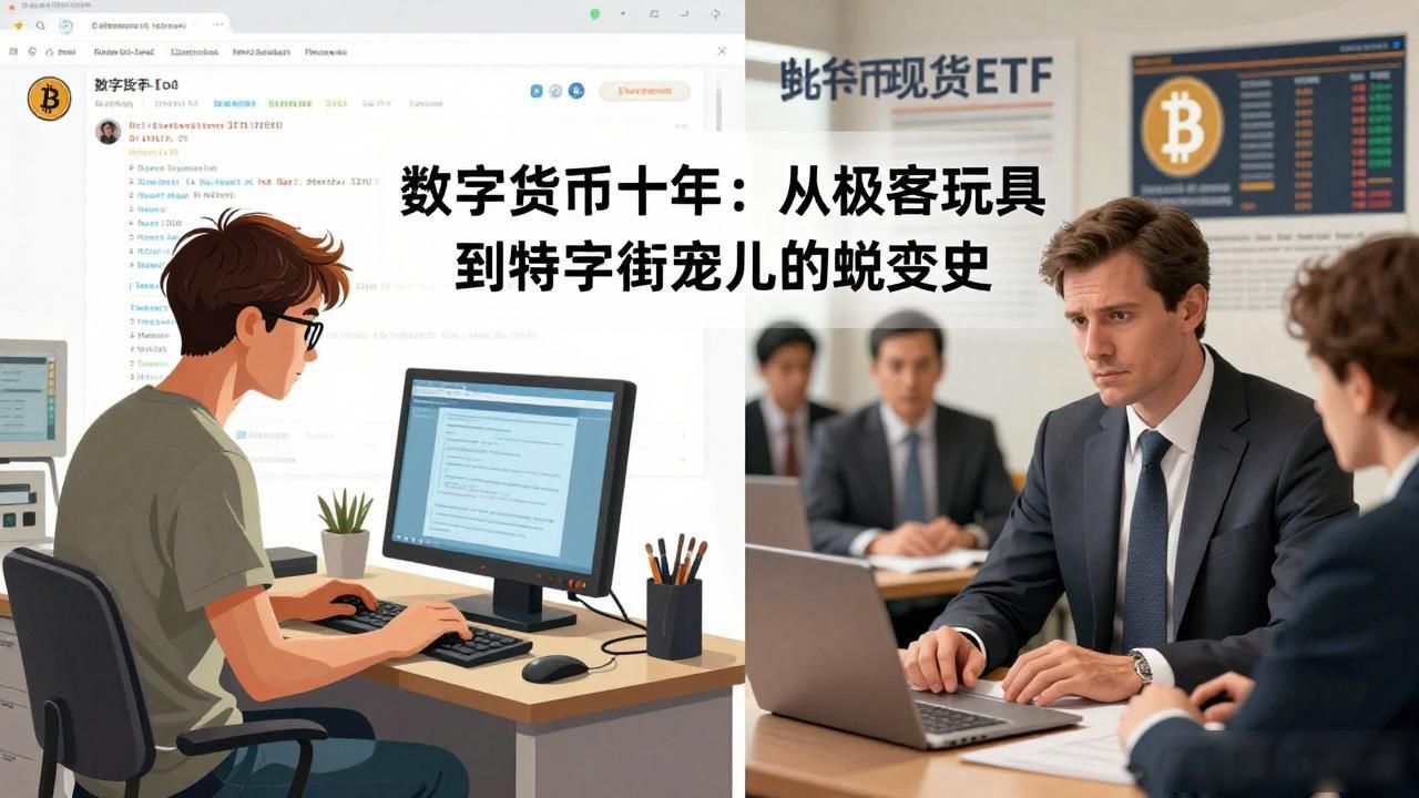 数字货币十年：从极客玩具到华尔街宠儿的蜕变史