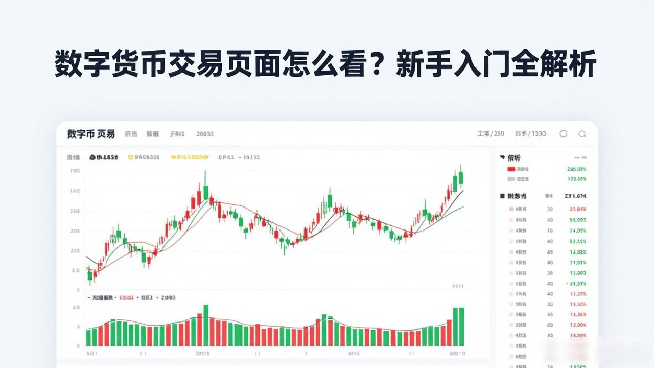 数字货币交易页面怎么看？新手入门全解析