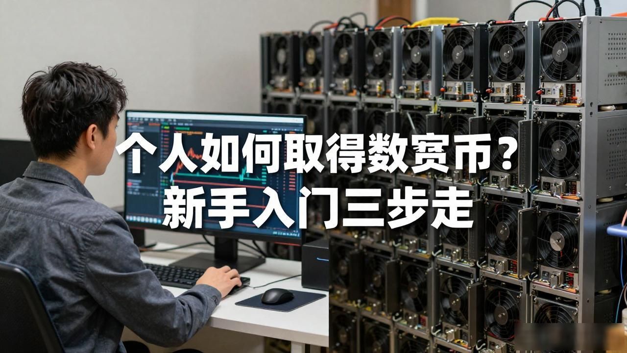 个人如何取得数字货币？新手入门三步走