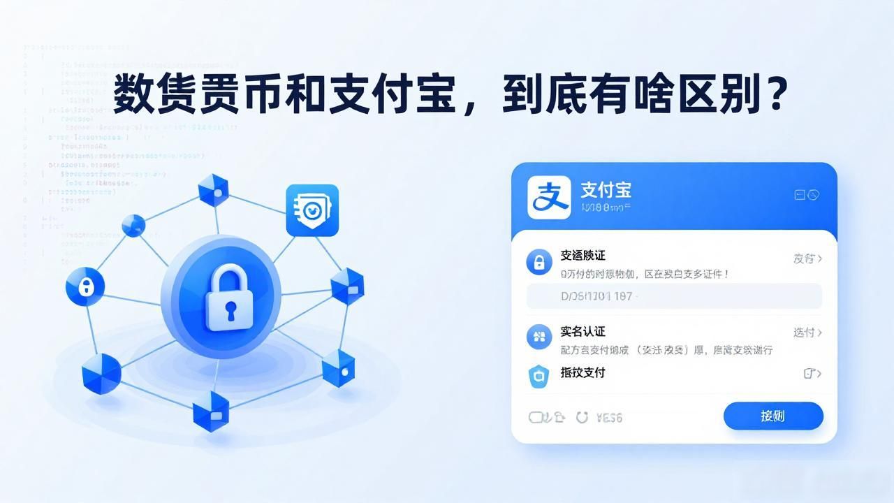 数字货币和支付宝,到底有啥区别?