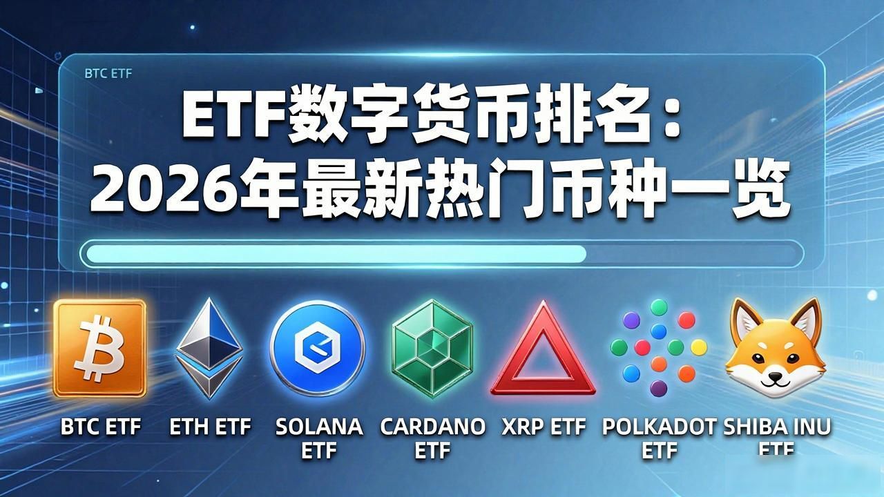ETF数字货币排名：2026年最新热门币种一览