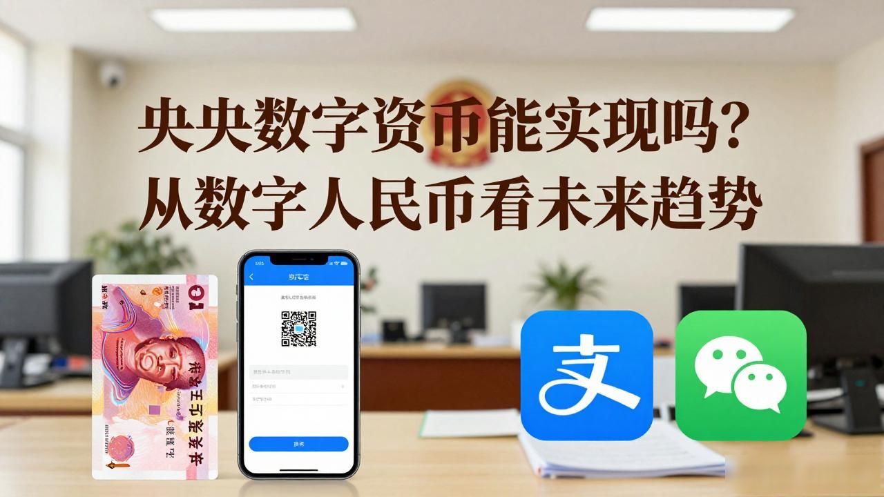 央行数字货币能实现吗?从数字人民币看未来趋势