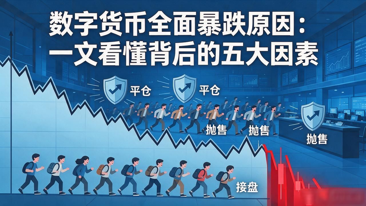 数字货币全面暴跌原因：一文看懂背后的五大因素