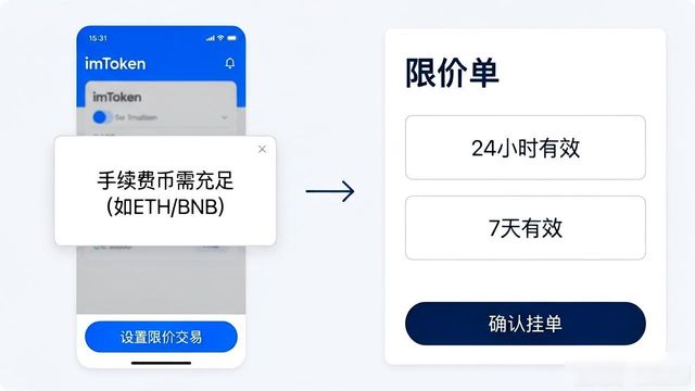 imToken限价交易怎么设置?入口在哪