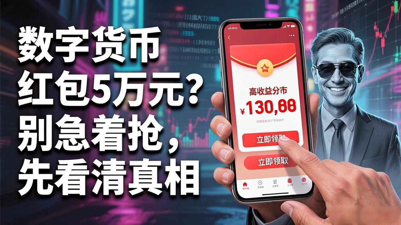 数字货币红包5万元？别急着抢，先看清真相
