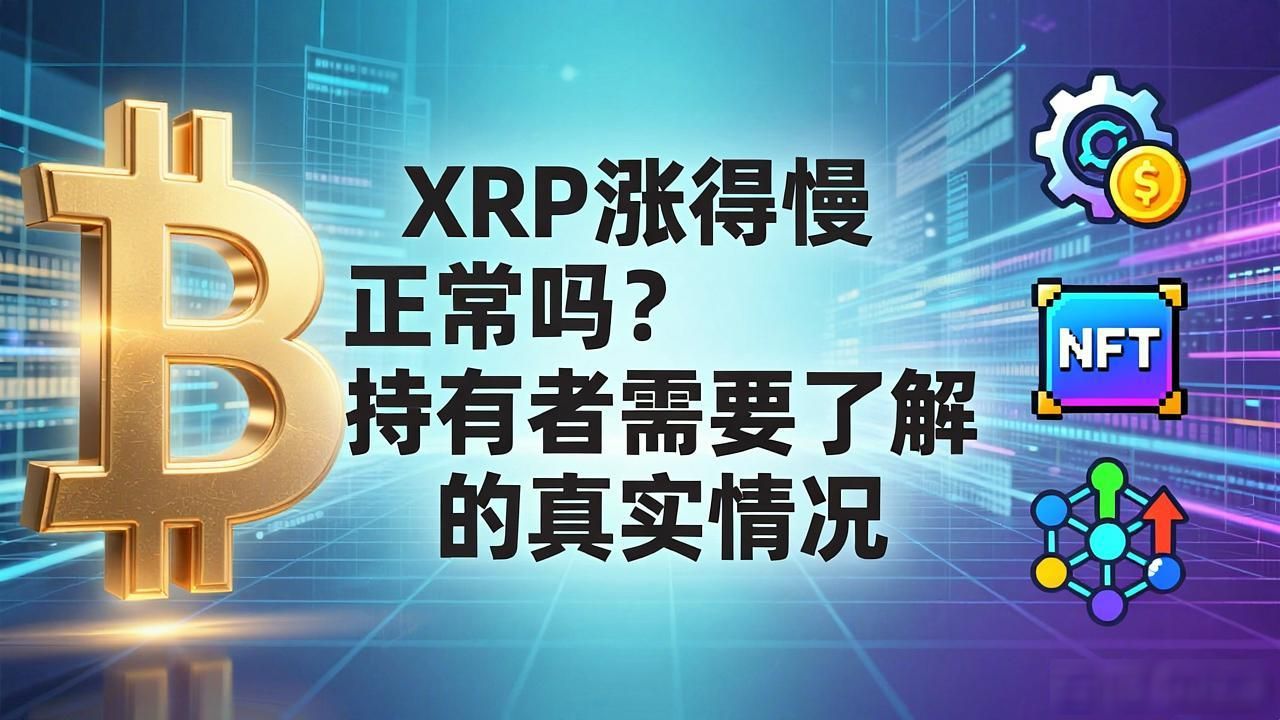 XRP涨得慢正常吗?持有者需要了解的真实情况