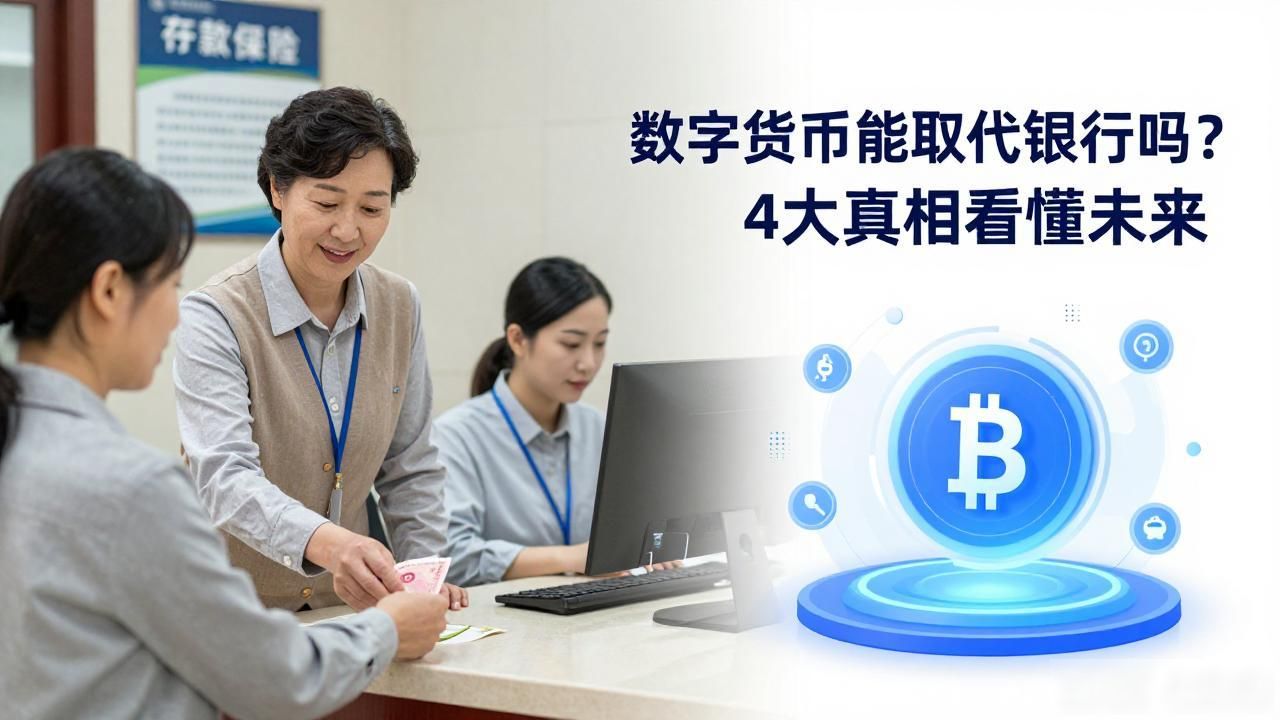 数字货币能取代银行吗？4大真相看懂未来