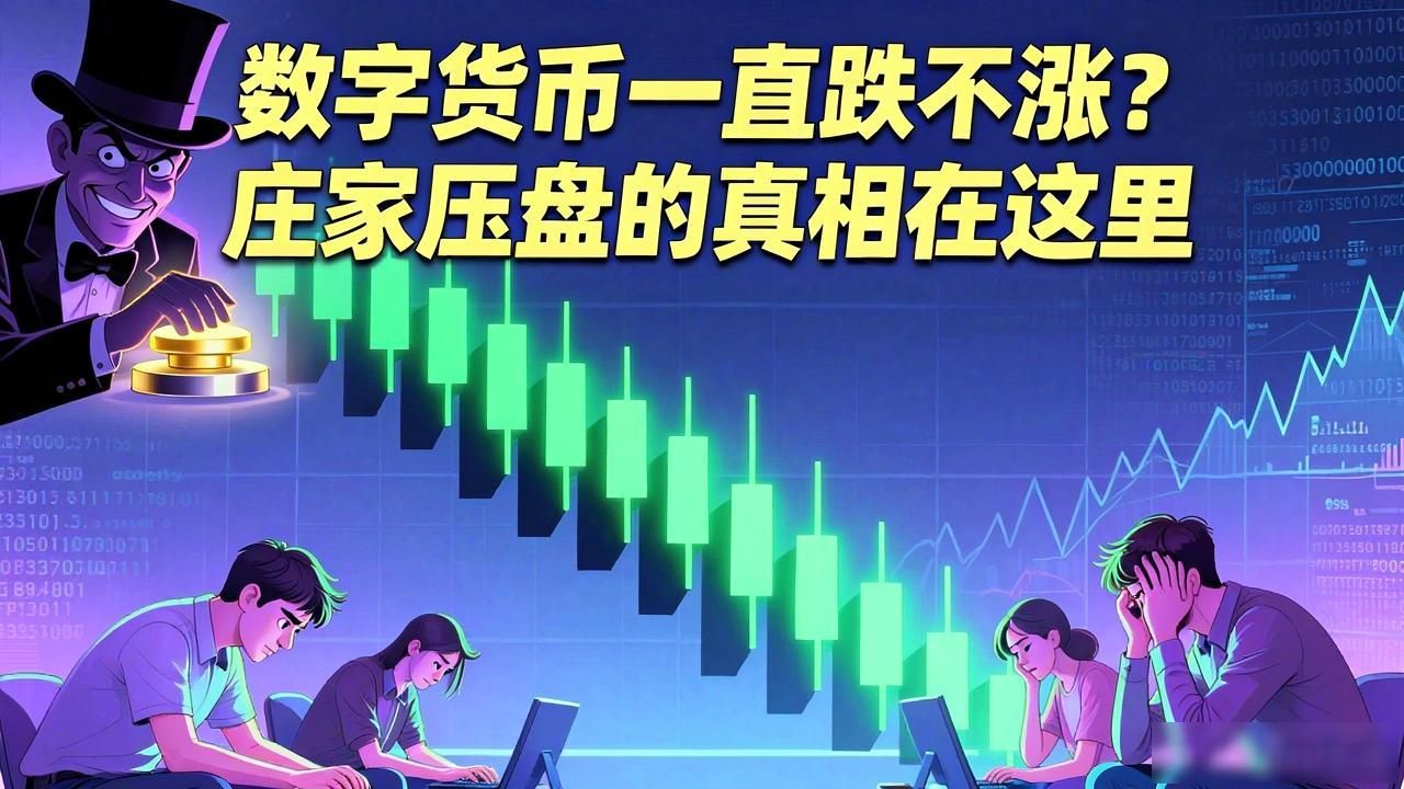 数字货币一直跌不涨？庄家压盘的真相在这里