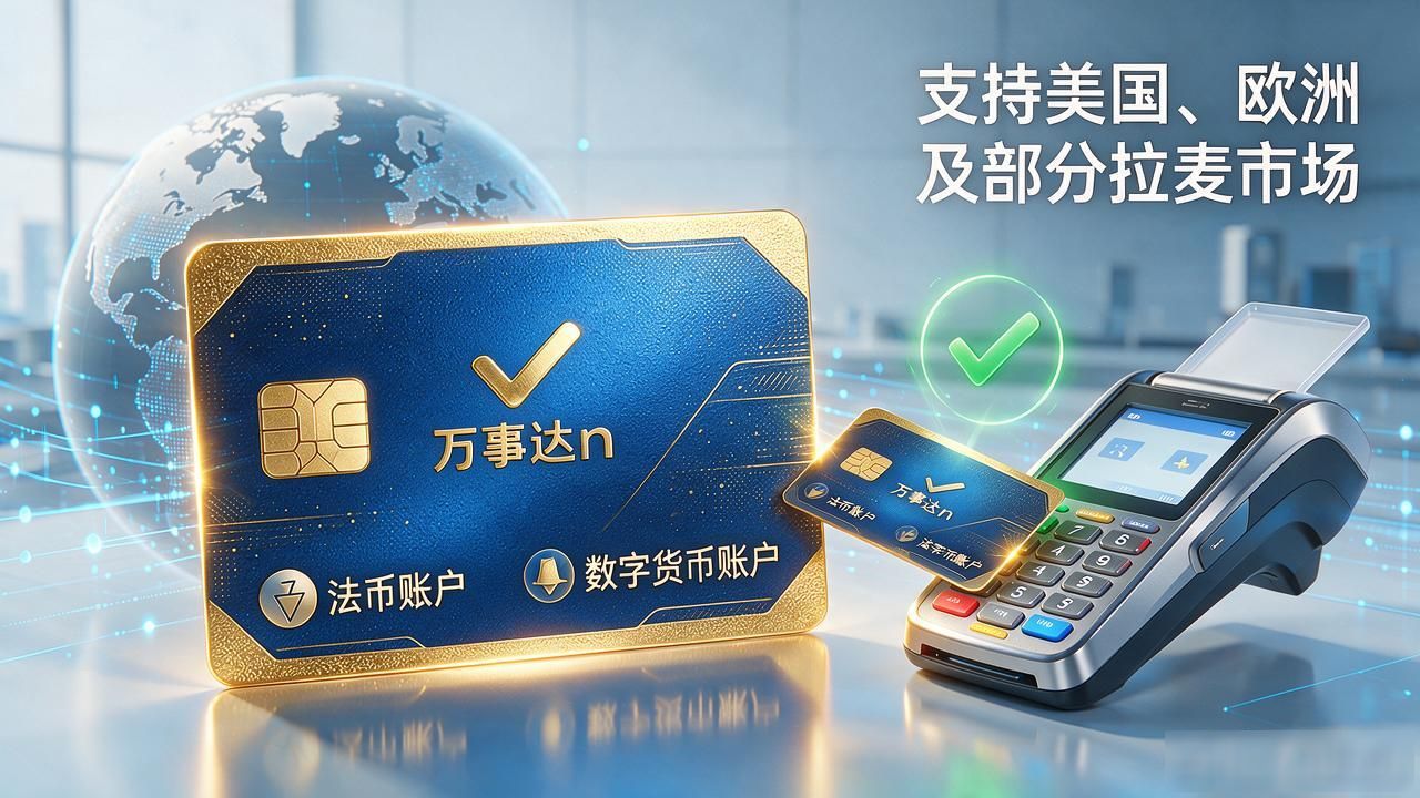 万事达数字货币卡能不能当银行卡花？和比特币啥关系