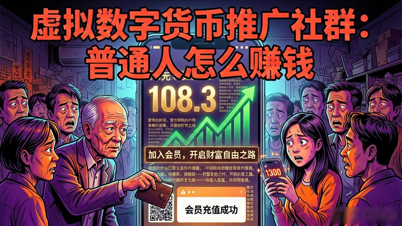 虚拟数字货币推广社群：普通人怎么赚钱