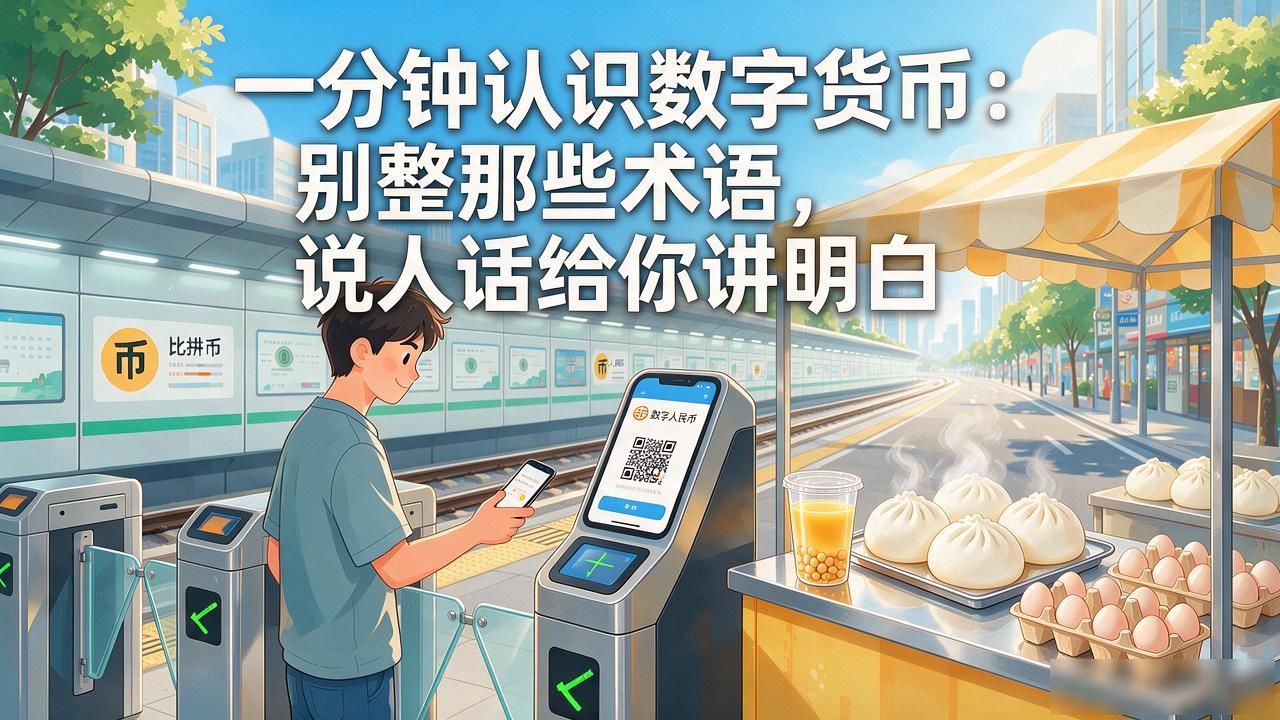 一分钟认识数字货币:别整那些术语,说人话给你讲明白