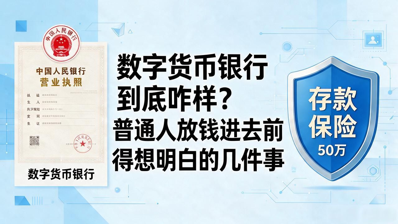 数字货币银行到底咋样？普通人放钱进去前得想明白的几件事