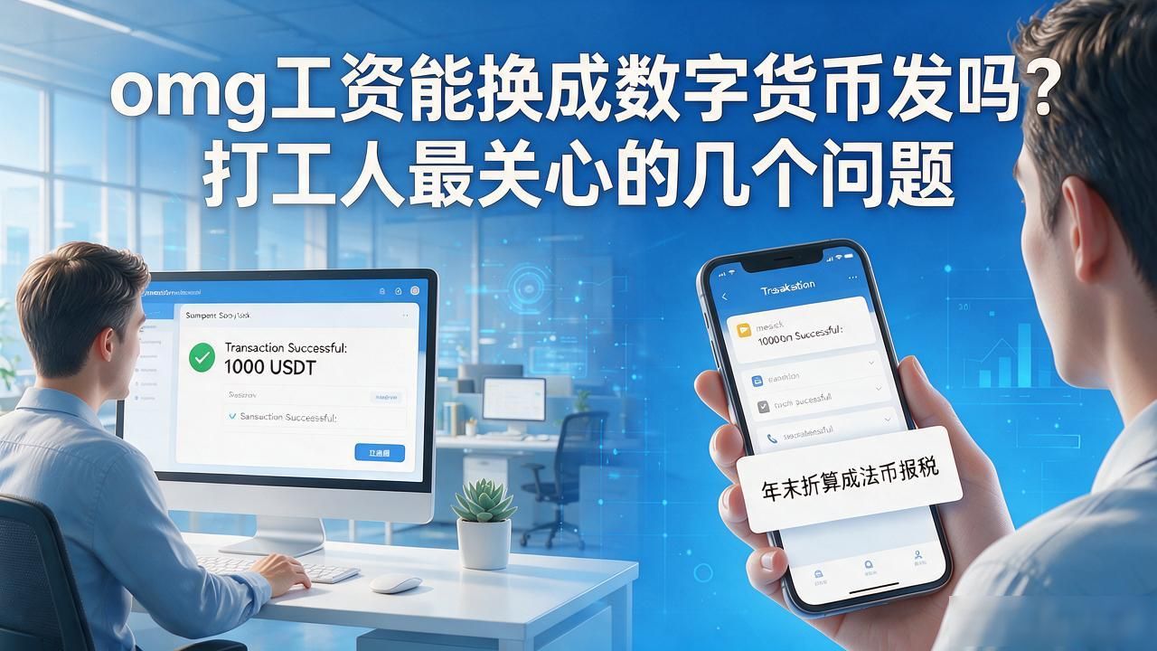 omg工资能换成数字货币发吗？打工人最关心的几个问题