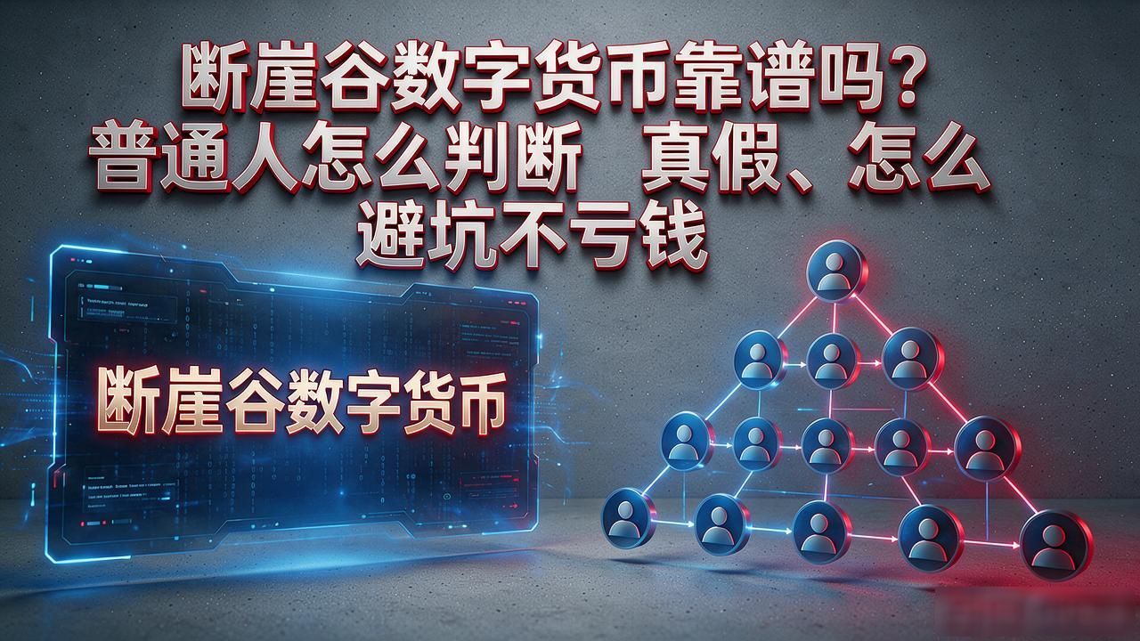 断崖谷数字货币靠谱吗？普通人怎么判断真假、怎么避坑不亏钱