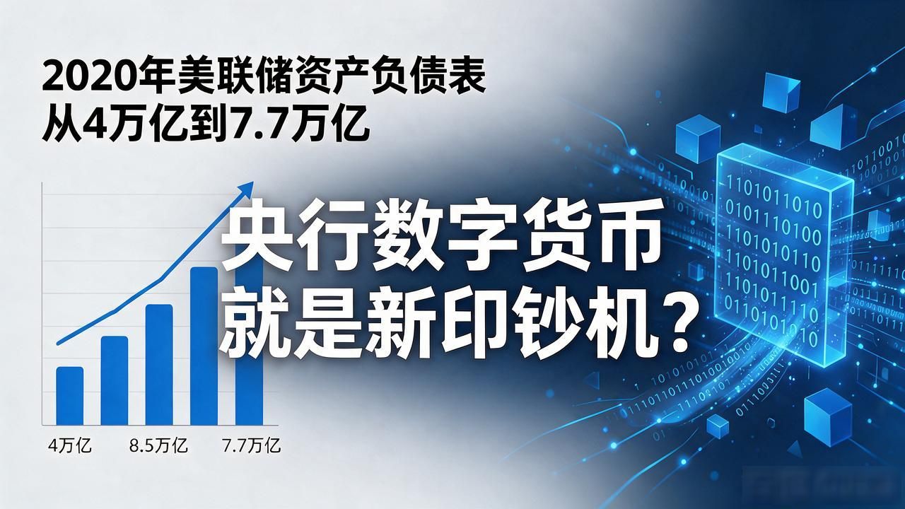 央行数字货币就是新印钞机？印出来的钱变多，你的存款会被稀释吗