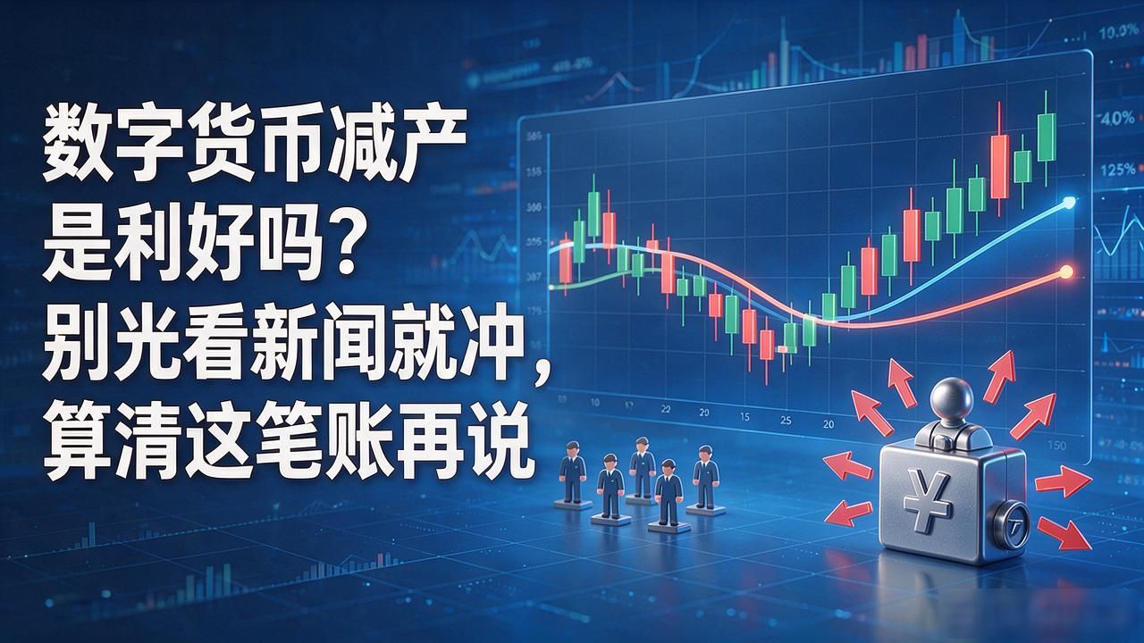 数字货币减产是利好吗？别光看新闻就冲，算清这笔账再说