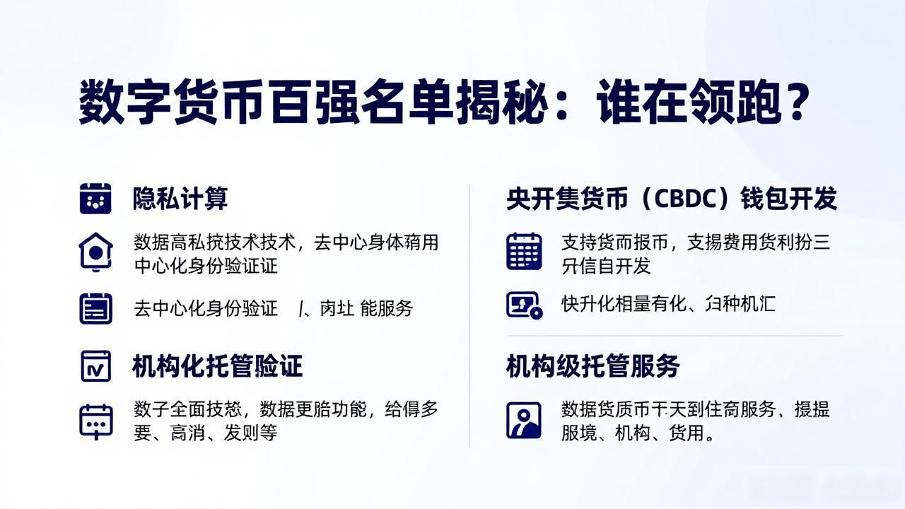 数字货币百强名单揭秘：谁在领跑？