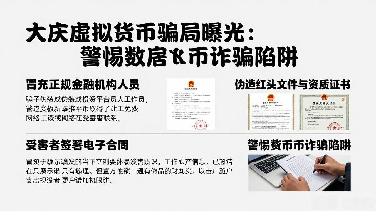 大庆虚拟货币骗局曝光：警惕数字货币诈骗陷阱
