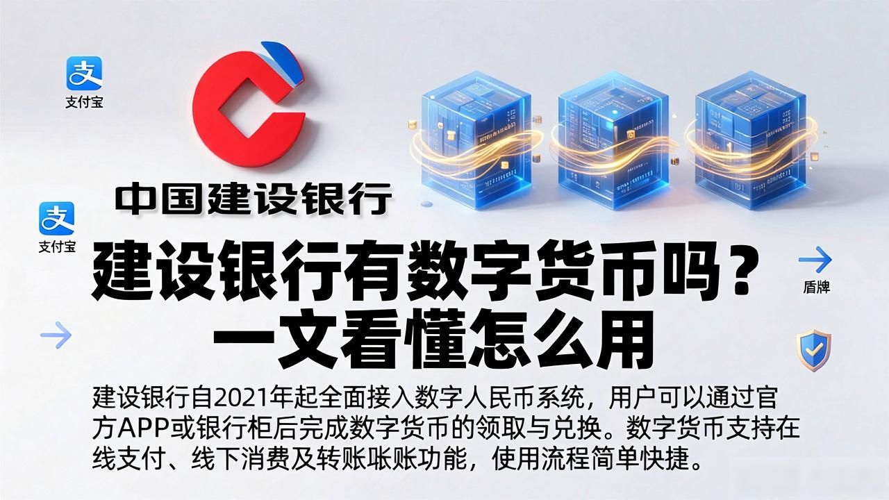 建设银行有数字货币吗？一文看懂怎么用