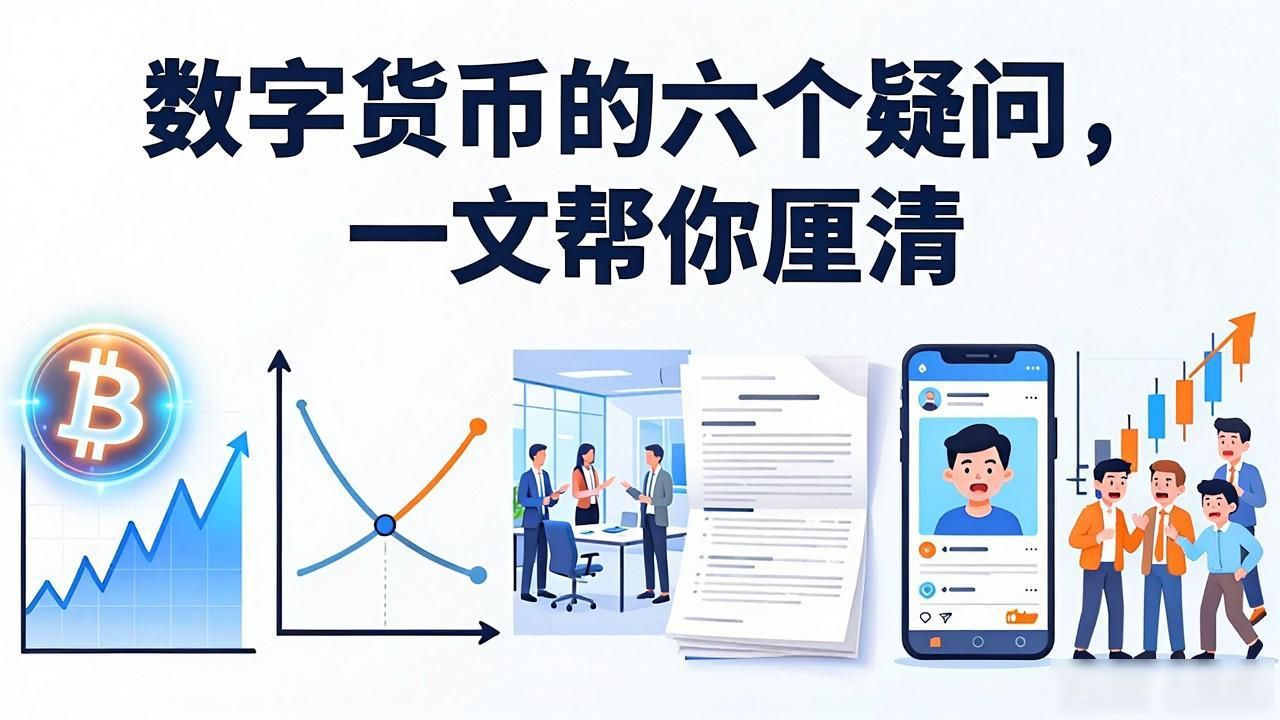 数字货币的六个疑问，一文帮你厘清