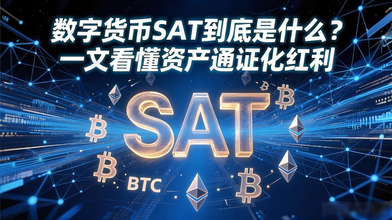 数字货币SAT到底是什么？一文看懂资产通证化红利