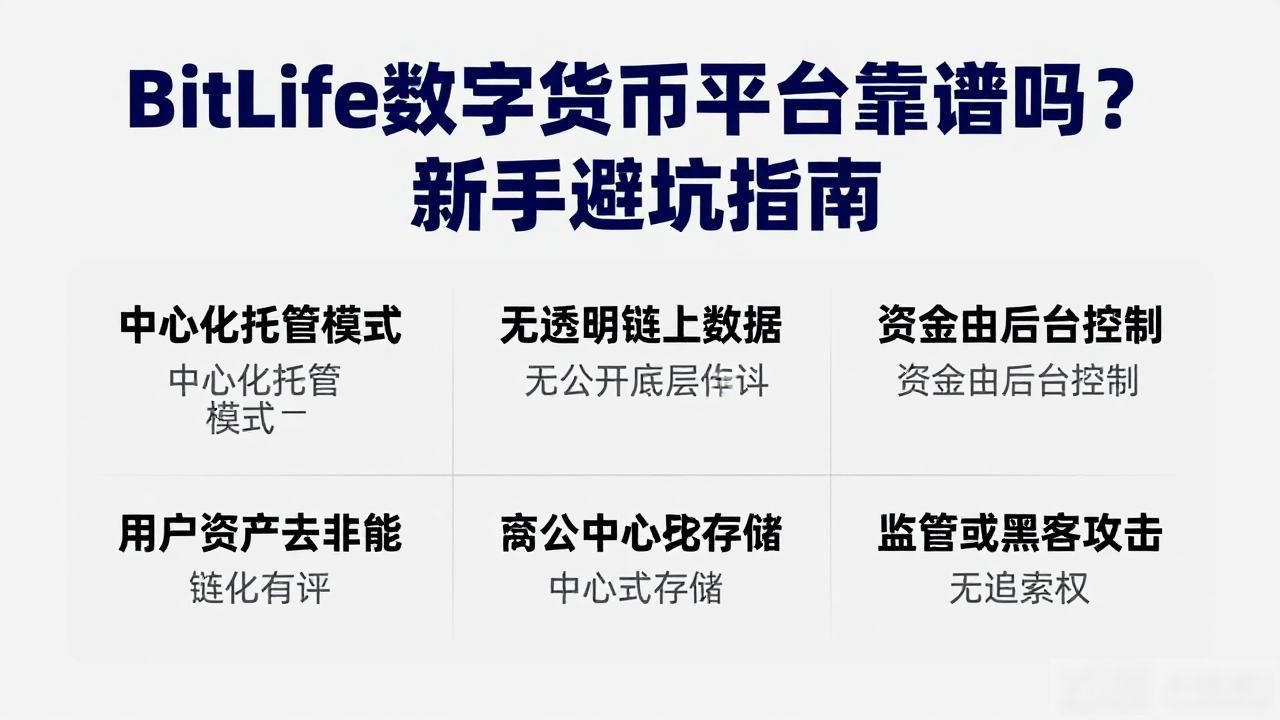 BitLife数字货币平台靠谱吗？新手避坑指南