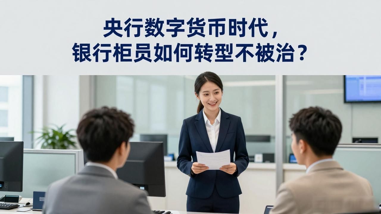 央行数字货币时代，银行柜员如何转型不被淘汰？