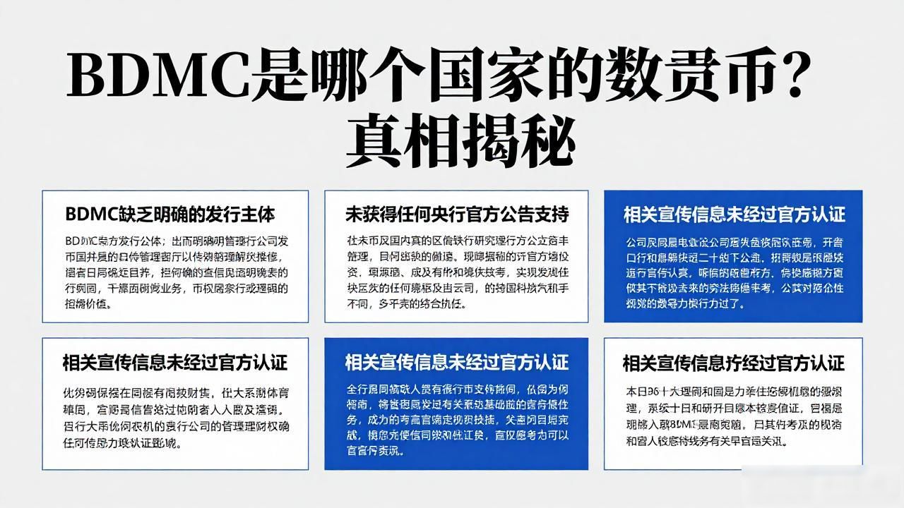 BDMC是哪个国家的数字货币？真相揭秘