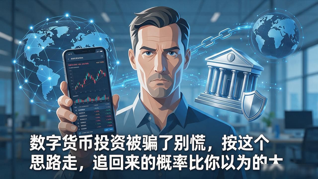 数字货币投资被骗了别慌，按这个思路走，追回来的概率比你以为的大