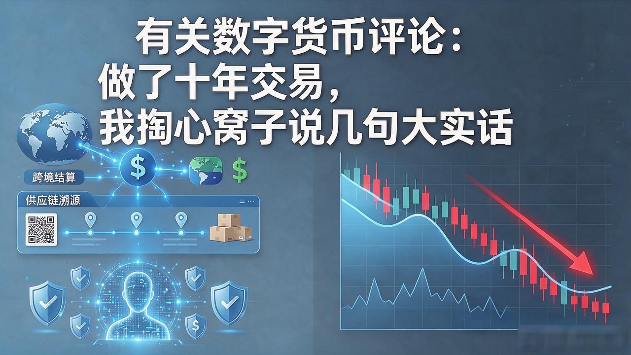 有关数字货币评论：做了十年交易，我掏心窝子说几句大实话