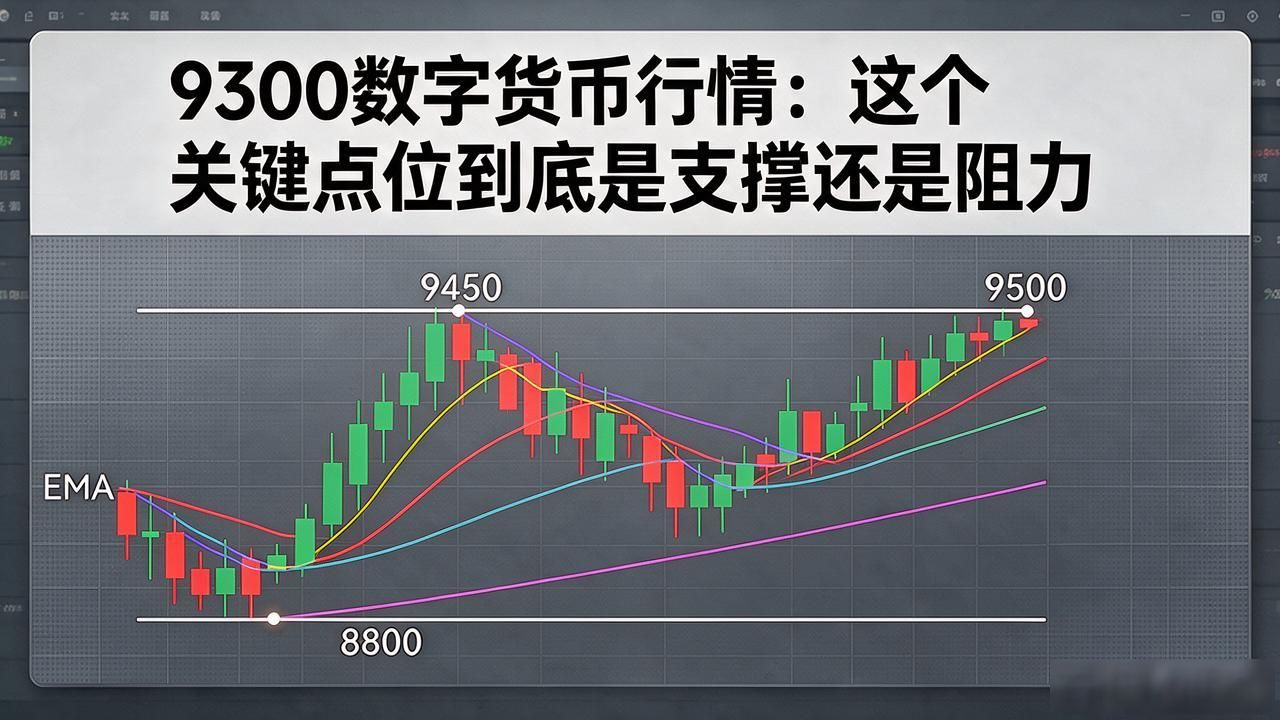 9300数字货币行情：这个关键点位到底是支撑还是阻力