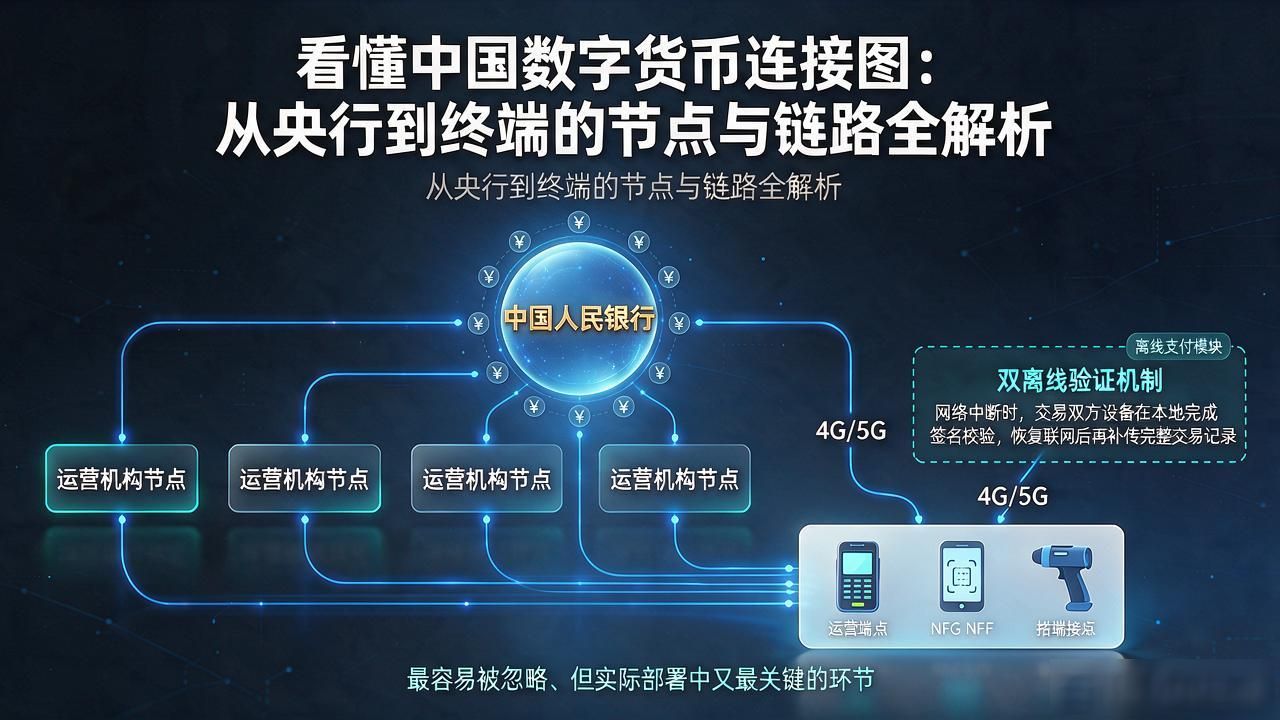 看懂中国数字货币连接图：从央行到终端的节点与链路全解析