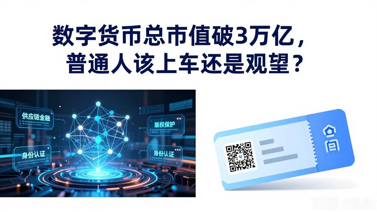 数字货币总市值破3万亿，普通人该上车还是观望？