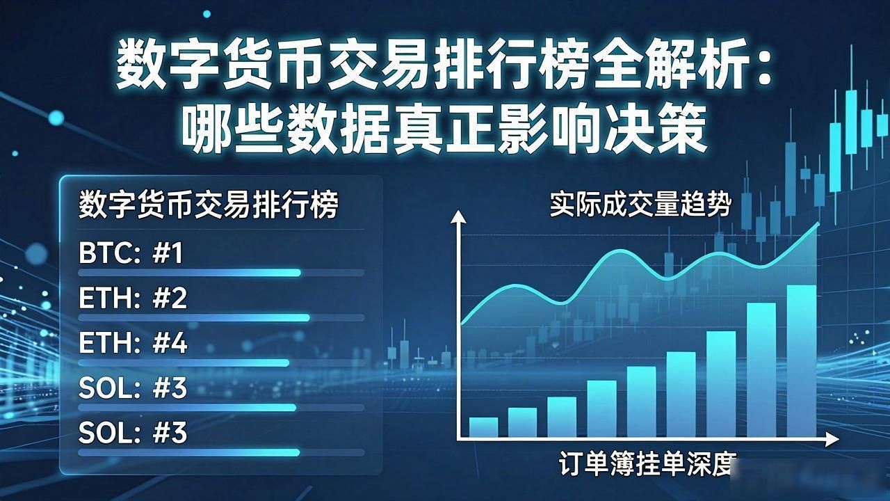 数字货币交易排行榜全解析：哪些数据真正影响决策