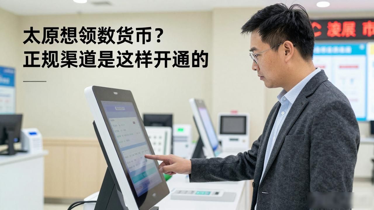 太原想领数字货币？正规渠道是这样开通的