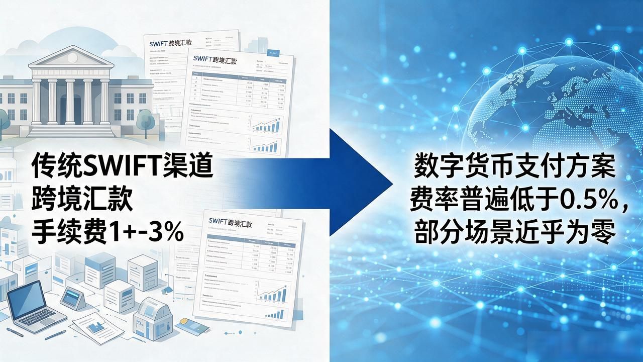 数字货币跨境支付最新消息：到账快手续费降了多少